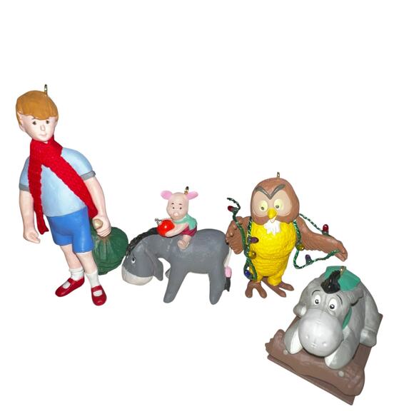 Disney's Winnie the pooh Hallmark Lot Friends christmas ornament tigger,piglet, - Picture 3 of 10